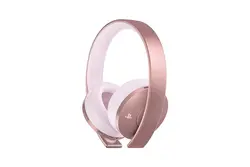 هدست رز گلد پلی استیشن - سری جدید Headset Rose Gold New - شمرون شاپ