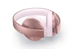 هدست رز گلد پلی استیشن - سری جدید Headset Rose Gold New - شمرون شاپ