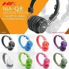 هدفون بی سیم NIA Q8 - مشکی - شمرون شاپ