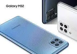 سامسونگ گلکسی M32 5G ظرفیت 128 گیگ- 6 گیگ رم (آبی)-Samsung Galaxy M32 5G 128GB (Blue) به همراه گلس - شمرون شاپ