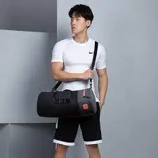 ساک ورزشی چند منظوره شیائومی مدل UREVO sports gym bag (مشکی-طوسی) -