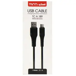 کابل تبدیل USB به microUSB تسکو مدل TCA 189 طول 1 متر - شمرون شاپ