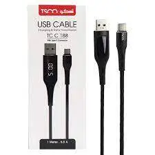 کابل USB به USB-C تسکو مدل TCC188 طول 1 متر - شمرون شاپ