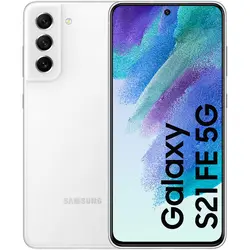 گوشی سامسونگ گلکسی Samsung Galaxy S21 FE 5G 128GB (White) به همراه گلس - شمرون شاپ