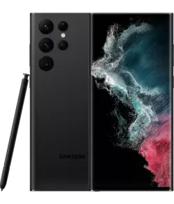 گوشی موبایل سامسونگ مدل Galaxy S22 Ultra 5G (Snapdragon black) دو سیم کارت ظرفیت 512 گیگابایت و رم 12 گیگابایت (اسنپ دراگون مشکی) به همراه گلس - شمرون شاپ