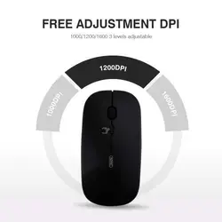 ماوس Inphic M1P بی سیم نقره ای - شمرون شاپ