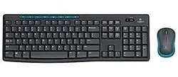 ماوس و کیبورد بی سیم Logitech MK275 مشکی-آبی