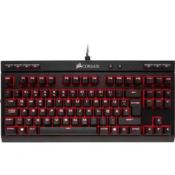 کیبورد گیمینگ Corsair K63 Compact Mechanical (Red LED) - شمرون شاپ