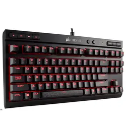 کیبورد گیمینگ Corsair K63 Compact Mechanical (Red LED) - شمرون شاپ