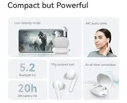 هندزفری بلوتوثی هایلو مدل GT7 Neo GLOBAL سفید - شمرون شاپ