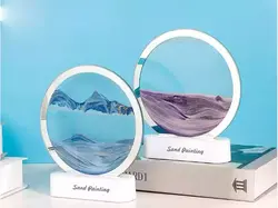 چراغ شب تزیینی سه بعدی شن و ماسه Quicksand Painting Hourglass Ornament Lamp 3d AX-218 -