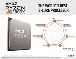 پردازنده ای ام دی Ryzen 7 5800X - شمرون شاپ