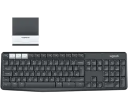 کیبورد لاجیتک مدل K375s MULTI-DEVICE به همراه پایه نگهدارنده گوشی موبایل و تبلت - شمرون شاپ