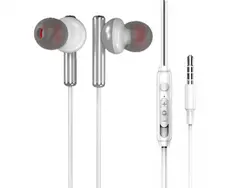 هدفون سیمی با جک 3.5 میلیمتری ایکس‌او XO In-ear Earphon 1.15m EP32 (سفید-خاکستری) - شمرون شاپ