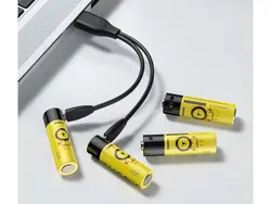 باتری قابل‌شارژ بیسوس Baseus PCWH000311 battery AA 1920mAh Built-in microUSB charging port - شمرون شاپ