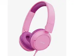 هدفون سیمی جویروم Joyroom Kids wired headphones JR-HC1 (صورتی)