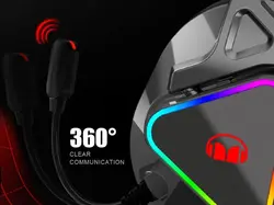 هدفون گیمینگ باسیم مانستر Monster airmars N3S USB 7.1 gaming headphones