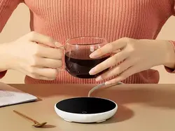 زیر لیوانی حرارتی شیائومی Xiaomi Lexiu Rosou ZS1 Thermostat Coaster 55 Degree Constant Temperature -