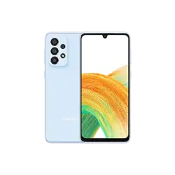گوشی موبایل سامسونگ مدل Galaxy A33 5G با ظرفیت 128GB و رم 8GB (آبی) به همراه گلس - شمرون شاپ