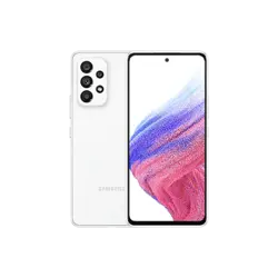 گوشی موبایل سامسونگ مدل Galaxy A53 5G دو سیم‌کارت ظرفیت 256GB با رم 8GB (سفید) به همراه گلس - شمرون شاپ