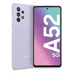گوشی موبایل سامسونگ مدل Galaxy A52 5G دو سیم ظرفیت 128گیگابایت (بنفش) به همراه گلس - شمرون شاپ