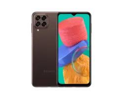 گوشی موبايل سامسونگ مدل Galaxy M33 5G ظرفیت 128 گیگابایت - رم 8 گیگابایت (قهوه ای) به همراه گلس - شمرون شاپ