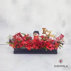 باکس گل و شکلات هانی