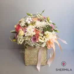 سبد گل آزاده