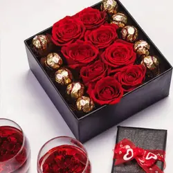 باکس گل و شکلات شیوا