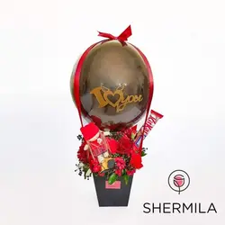 باکس گل و شکلات رومینا