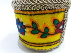 قندان پته مدل باغ شیرین زرد
