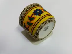 قندان پته مدل باغ شیرین زرد