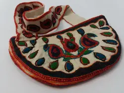 کیف تمام پته دوزی شده سفید مدل همنشین بانو 1