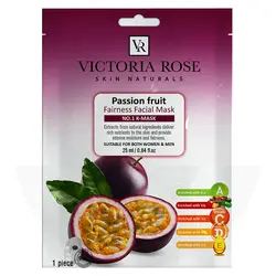 ماسک صورت پارچه‌ای ویکتوریا رز حاوی پشن فورت