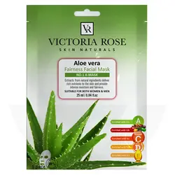 ماسک پارچه‌ای صورت ویکتوریا رز حاوی آلوئه‌ورا