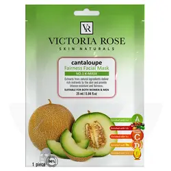 ماسک پارچه‌ای صورت ویکتوریا رز حاوی طالبی