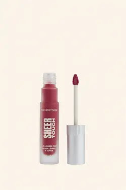 تینت کرمی لب و گونه رنگ سرخابی با حجم 8 میلی لیتری بادی شاپ The body shop