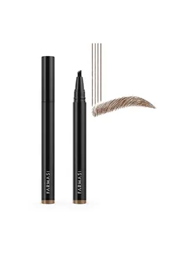 مداد ابرو میکروبلیدینگ 4خط ضد آب شماره 02 رنگ قهوه ای روشن فارماسی Farmasi