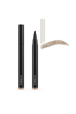 مداد ابرو میکروبلیدینگ ضد آب 4خط شماره 01 رنگ بلوند روشن فارماسی Farmasi