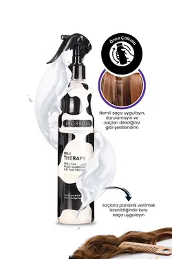 نرم کننده مو شیر تراپی milk therapy حجم 400 میلی لیتر مورفوس Morfose