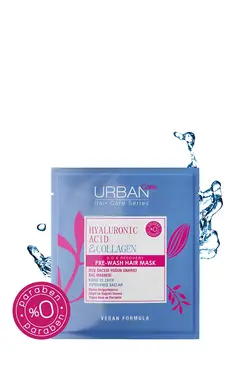 ماسک مراقبت از موی هیالورونیک اسید و کلاژن برای رشد سالم قبل از حمام حجم 50 میلی لیتر اربن کر Urban Care