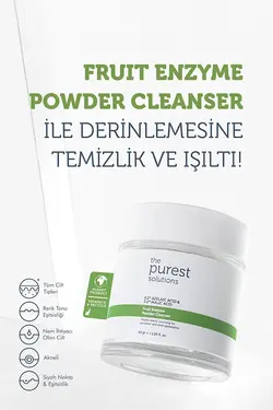 پودر پاک کننده حاوی آنزیم و اسیدهای میوه - حجم 15 میلی لیتر پیورست سولوشن The Purest Solutions