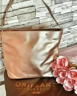 کیف زنانه رزگلد طلایی اوریفلیم Rose Gold Oriflame