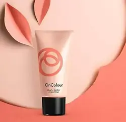 کرم پودر آنکالر هلویی اوریفلیم پیچ گلو OnColour Peach Glow