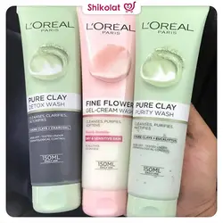 ژل شستشوی صورت لورآل مدل پاکسازی کننده حاوی عصاره اکالیپتوس 150 میل