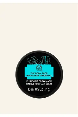 ماسک تابشی پاک کننده سم هیمالیا زغال چوب 15 میلی لیتر بادی شاپ The body shop