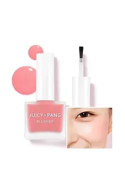 رژگونه مایع مرطوب کننده طبیعی Juicy Pang رنگ  Water Blusherشماره PK01 میشا Missha