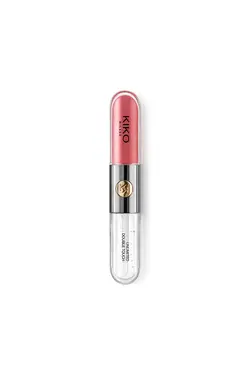 رژ لب مایع به همراه برق لب رنگ رز  تند شماره 110  کیکو KIKO