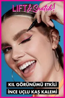 قلم هاشور ابرو Lift & Snatch Eyebrow Tint Pen رنگ 07-Brunette حجم 1 میل نیکس NYX