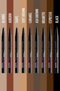 قلم هاشور ابرو Lift & Snatch Eyebrow Tint Pen رنگ 07-Brunette حجم 1 میل نیکس NYX